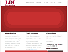 Tablet Screenshot of ldigreenville.com